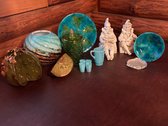 Collection Of Artisan Glassware And Figurines