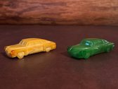 Boyd Crystal Art Glass 1948 Torpedo Cars