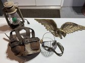 Antique Bull Blinder And Decor