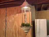Vintage Greek Goddess Oil Rain Lamp