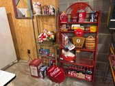 Coca Cola Shelf With Coca Cola Memorabilia