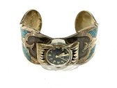Saibon 17 Jewel Sterling Silver Watch