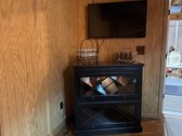 Light Up Liquor Cabinet With TV