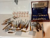 Bakelite Silverware With W.M. Rogers Silverware Set