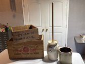 Red Ball Band Mishawaka Woolen Manufacturing Co. Wooden&nbsp;Crate