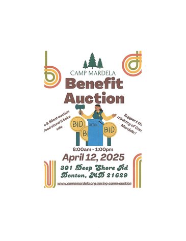 Image for Apr 12, 2025 Camp Mardela Benefit Auction