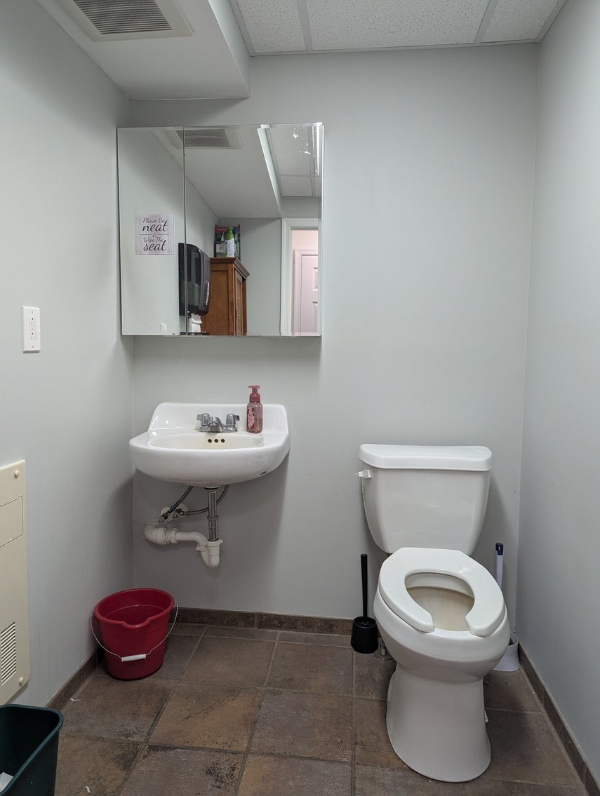 Image for 2-STORY OFFICE BLDG., 62'X40' BLOCK-FRAME SHOP, 40'X24' 3-BAY GARAGE FORMER BLEVINS HEATING & COOLING