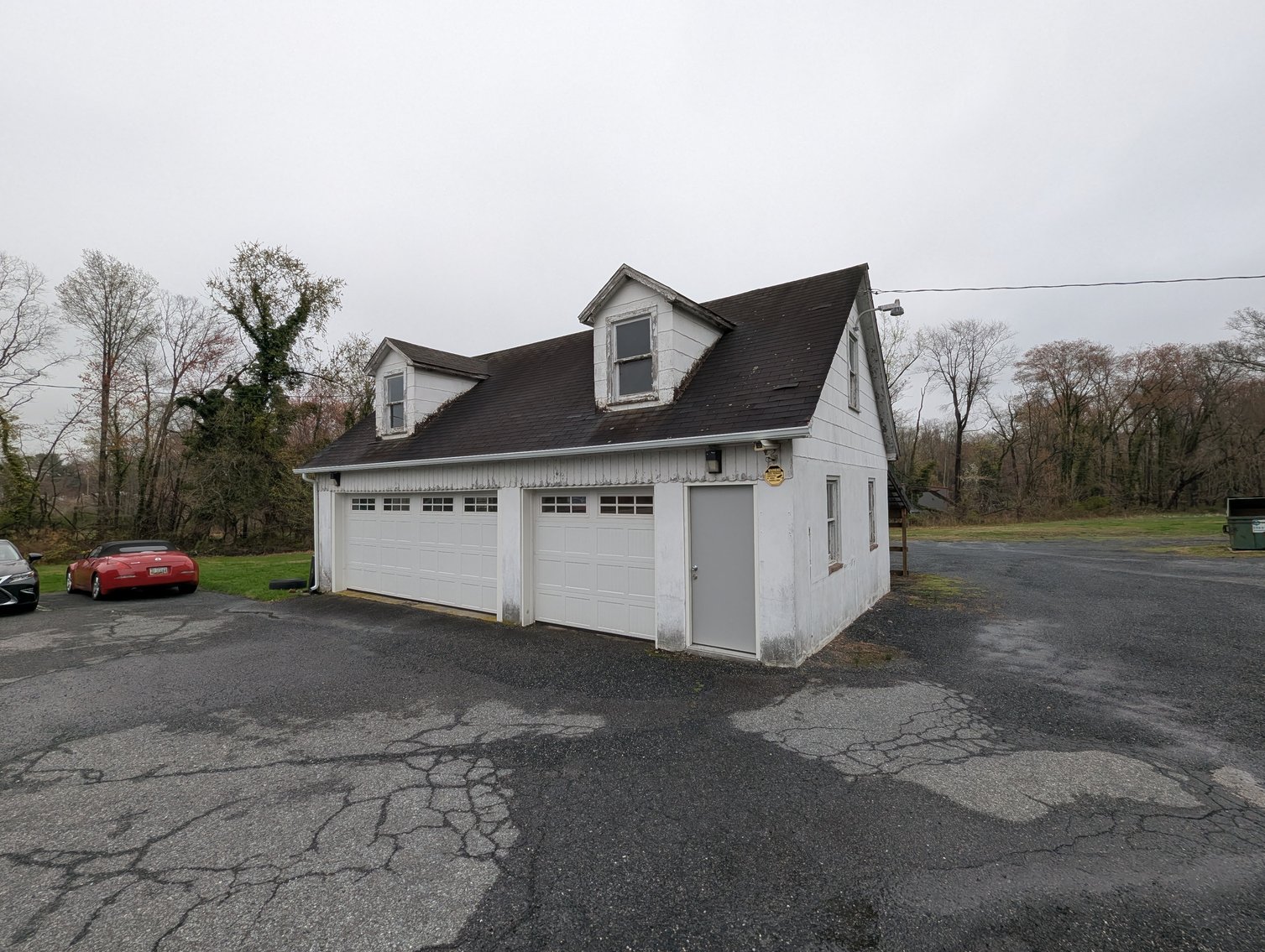 Image for 2-STORY OFFICE BLDG., 62'X40' BLOCK-FRAME SHOP, 40'X24' 3-BAY GARAGE FORMER BLEVINS HEATING & COOLING