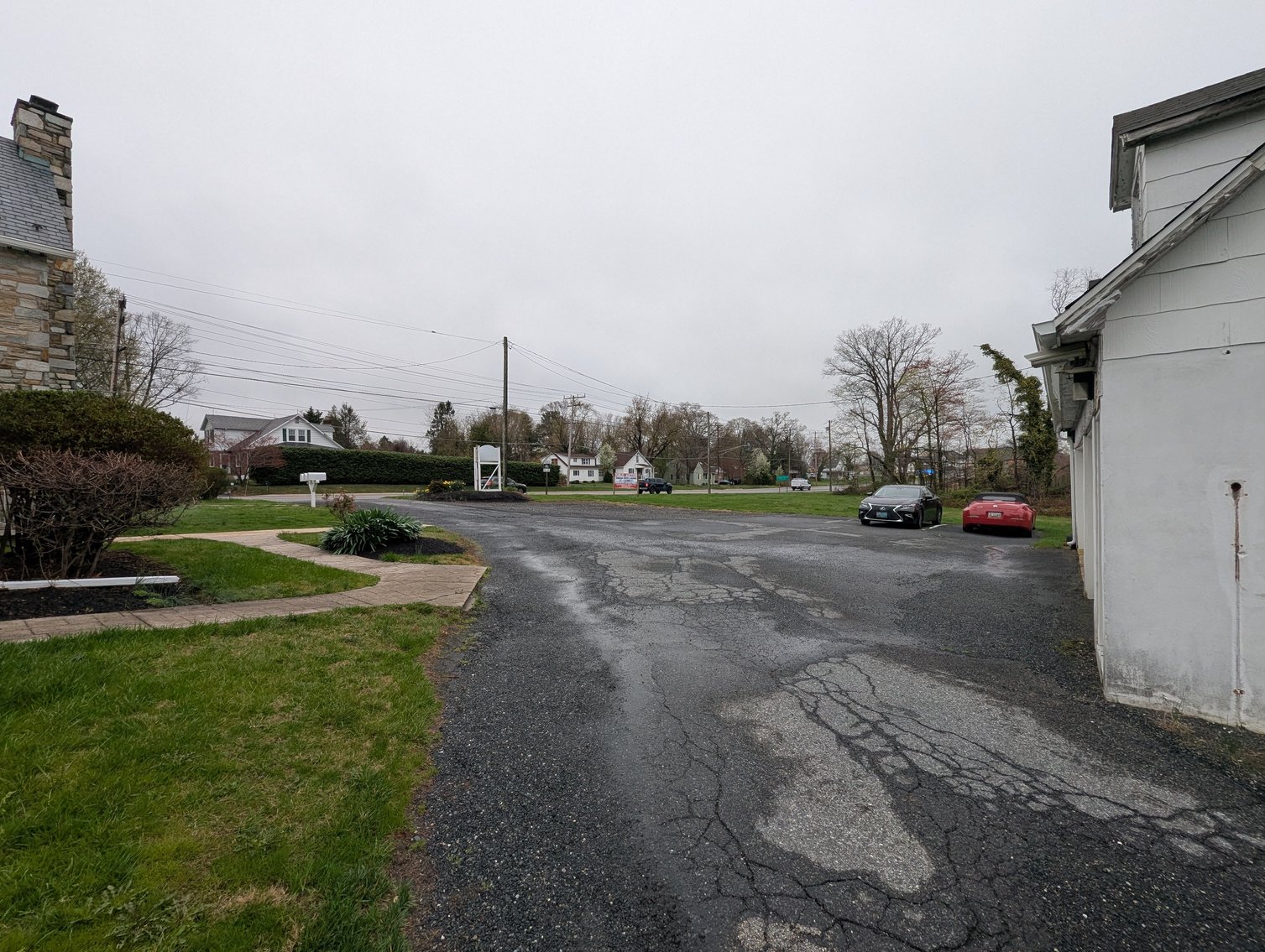 Image for 2-STORY OFFICE BLDG., 62'X40' BLOCK-FRAME SHOP, 40'X24' 3-BAY GARAGE FORMER BLEVINS HEATING & COOLING