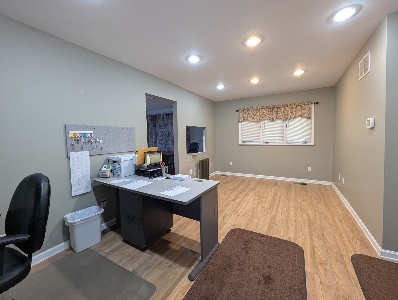 Image for 2-STORY OFFICE BLDG., 62'X40' BLOCK-FRAME SHOP, 40'X24' 3-BAY GARAGE FORMER BLEVINS HEATING & COOLING