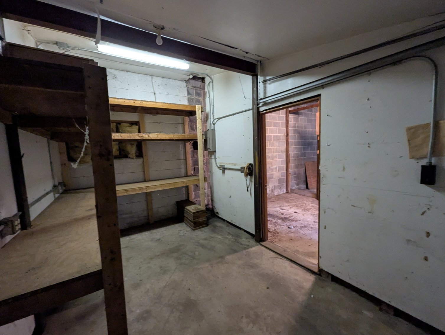 Image for 2-STORY OFFICE BLDG., 62'X40' BLOCK-FRAME SHOP, 40'X24' 3-BAY GARAGE FORMER BLEVINS HEATING & COOLING