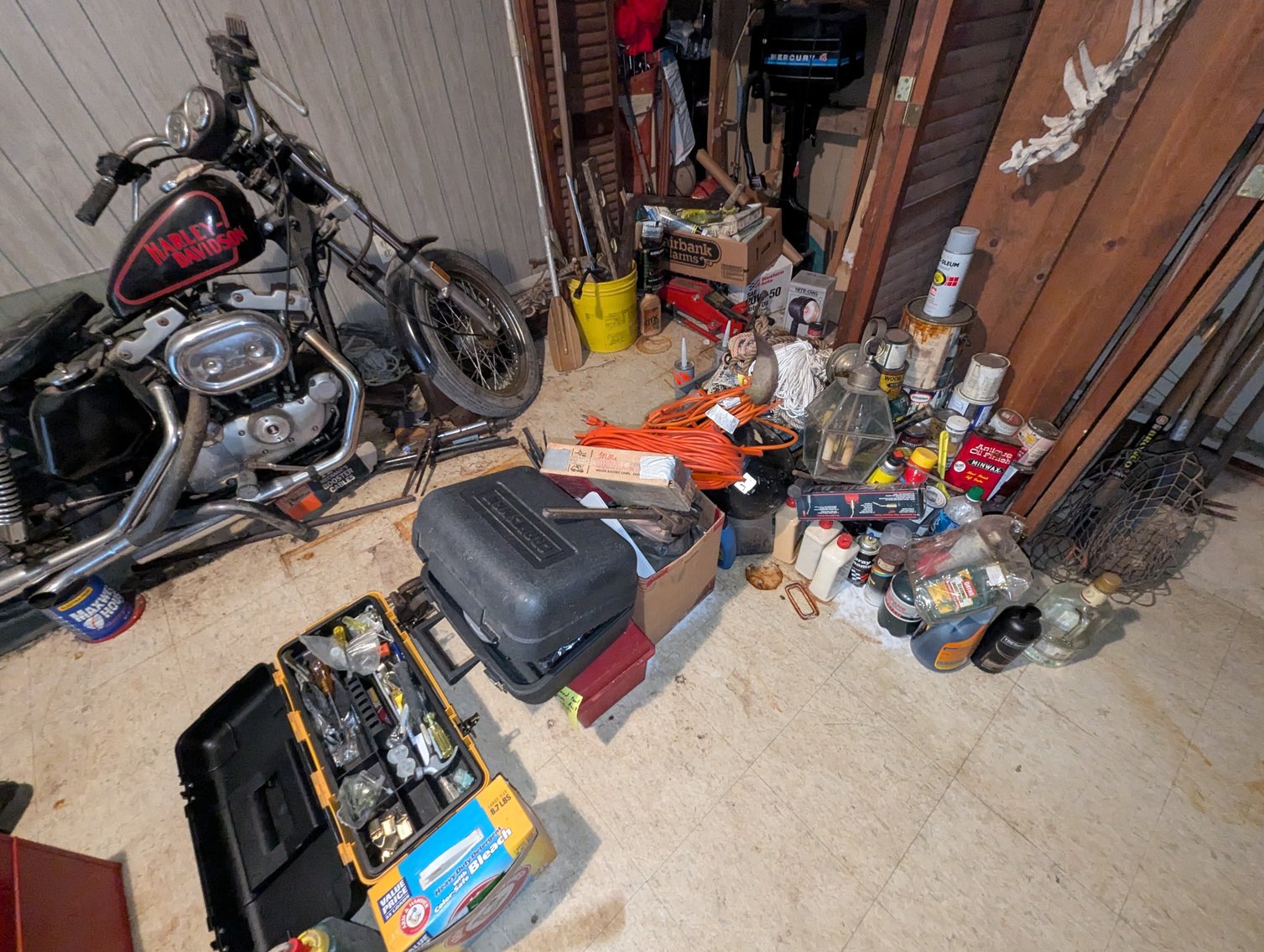 Image for 3 BR, 2 BATH RAISED RANCHER ON 0.59 +/- AC PRIVATE LOT 73' HARLEY DAVIDSON MOTORCYCLE, 4HP MERCURY BOAT MOTOR, HOUSEHOLD ITEMS, FURNITURE, TOOLS, & MORE!