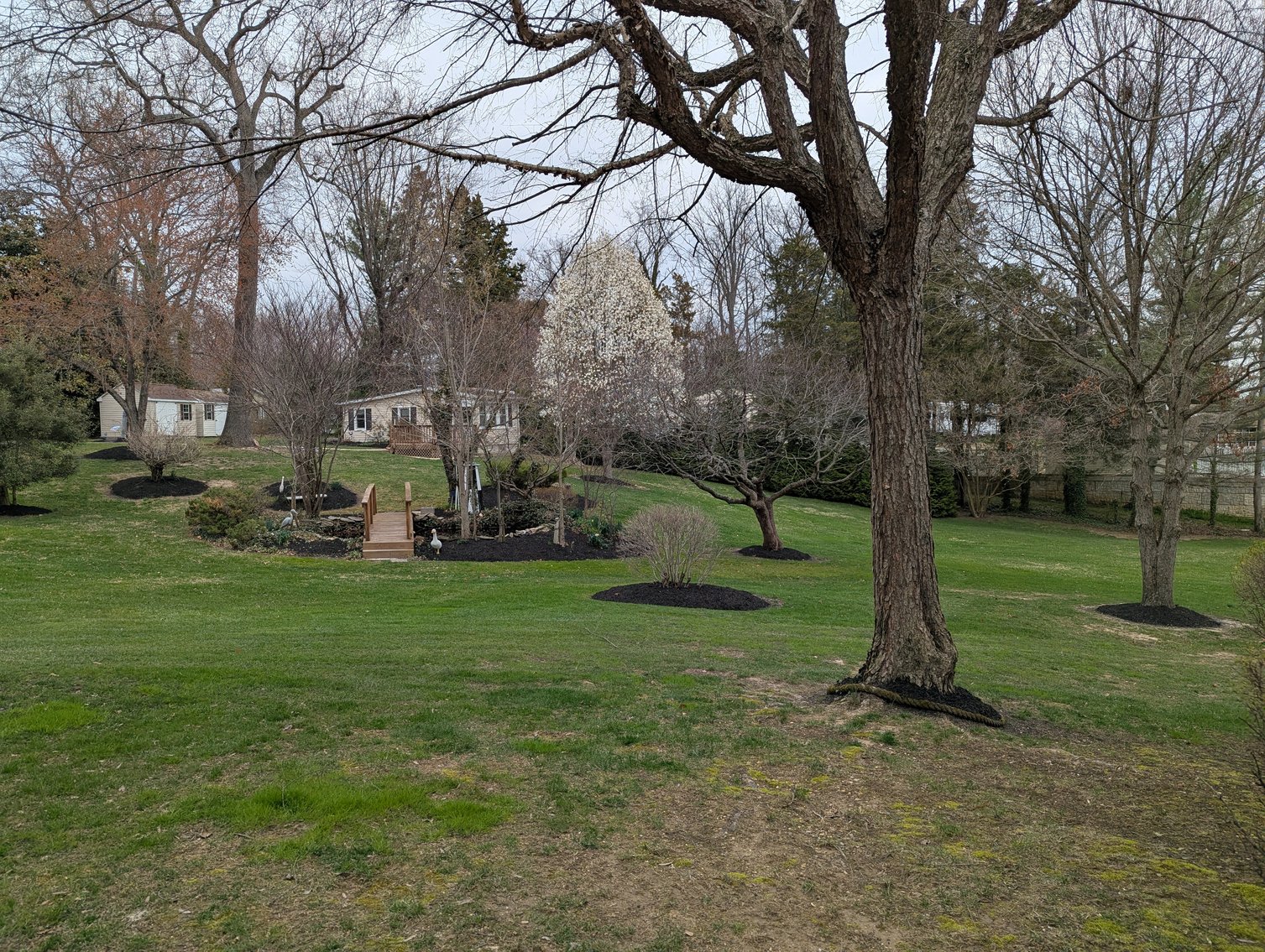 Image for LARGE WATERFRONT PROPERTY/ 2-STORY CONTEMP. HOME W/ ATT. 2-CAR GARAGE & 1-BR COTTAGE HOME/(4) PARCELS TOTALING 3.35 +/- AC SOLD IN THE ENTIRETY/ 155' FT FRONTAGE ON BUSH RIVER W SANDY BEACH/ LARGE DOCK W/ (10) +/- BOAT SLIPS, TIKI BAR & MORE!