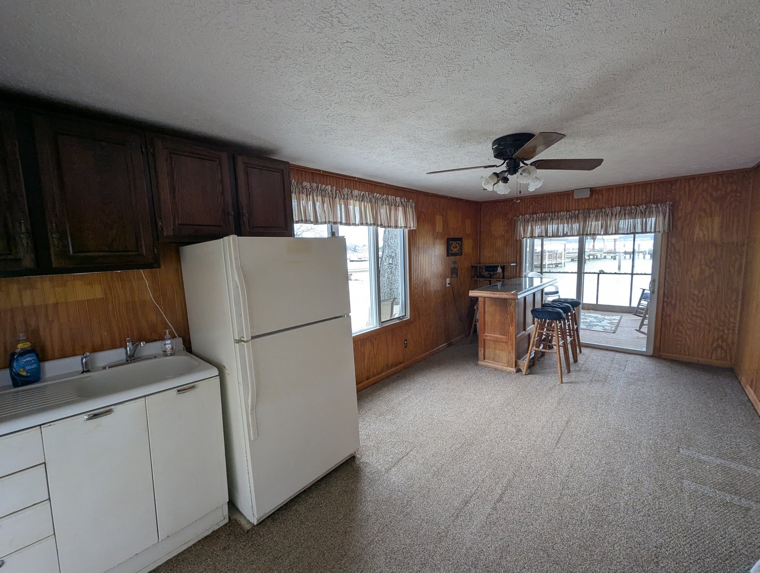 Image for LARGE WATERFRONT PROPERTY/ 2-STORY CONTEMP. HOME W/ ATT. 2-CAR GARAGE & 1-BR COTTAGE HOME/(4) PARCELS TOTALING 3.35 +/- AC SOLD IN THE ENTIRETY/ 155' FT FRONTAGE ON BUSH RIVER W SANDY BEACH/ LARGE DOCK W/ (10) +/- BOAT SLIPS, TIKI BAR & MORE!