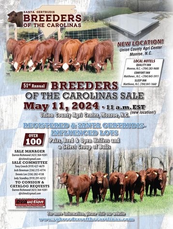 St. Gertrudis Breeders of the Carolinas