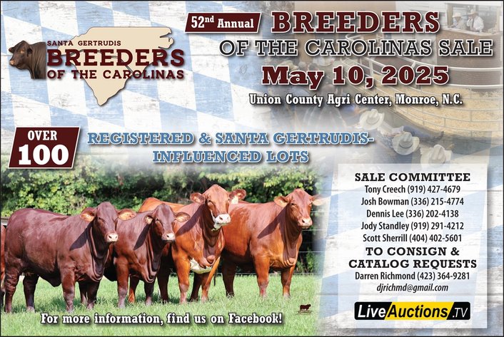 St. Gertrudis Breeders of the Carolinas