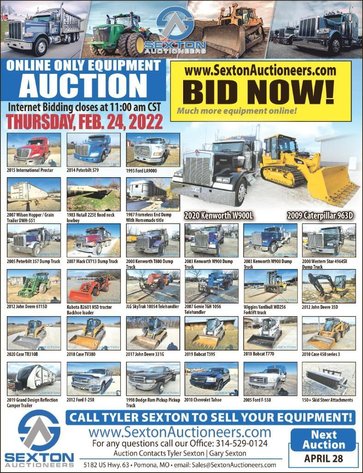 Image for February 24th Equipment Auction
