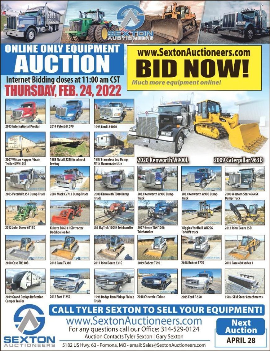 Image for February 24th Equipment Auction