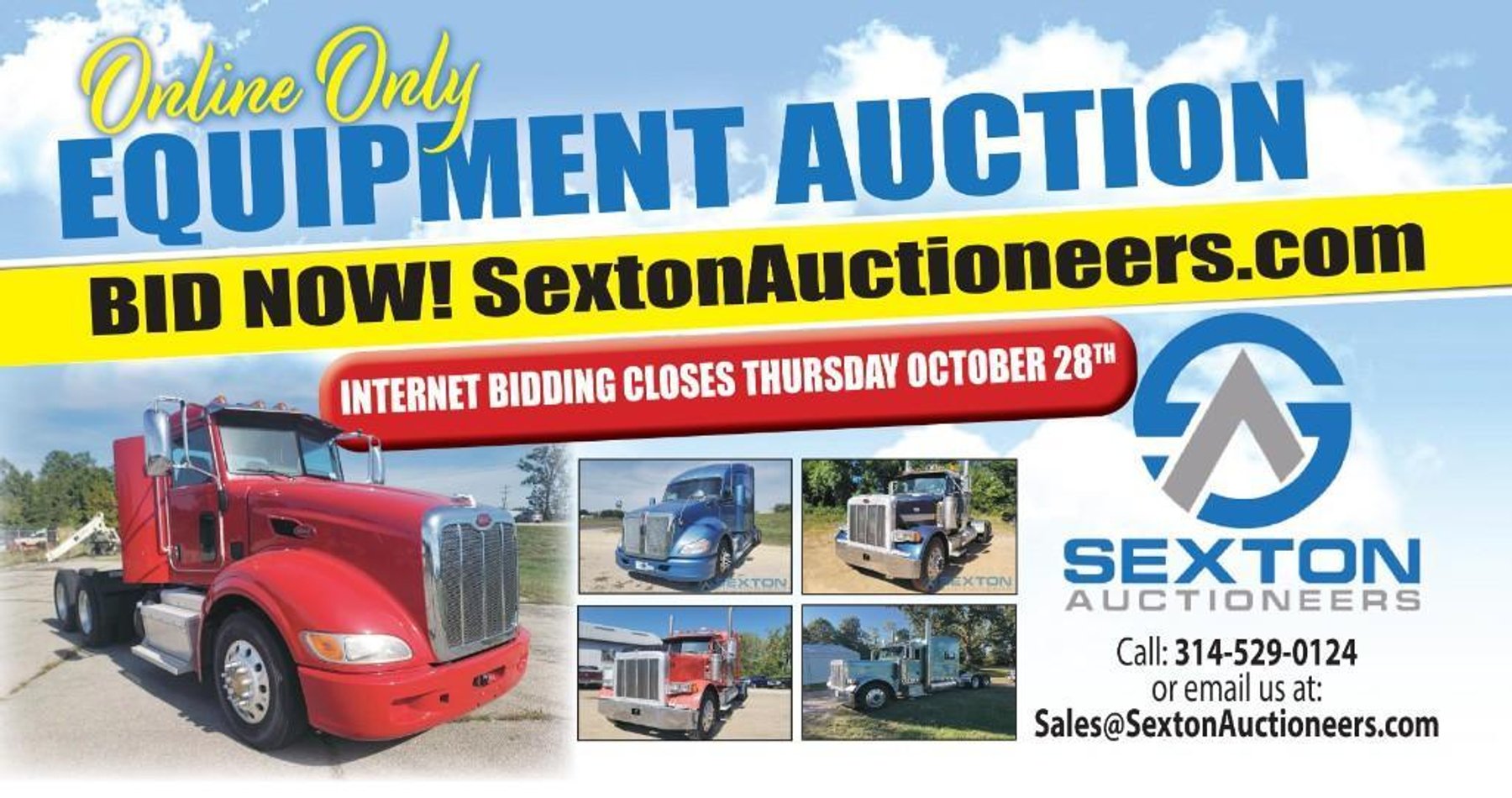 Image for October 28th Anniversary Equipment Auction