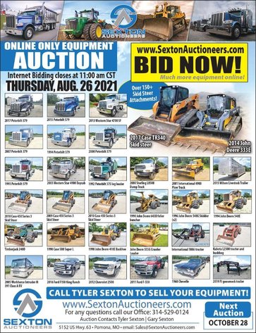 Image for August 26th Equipment Auction