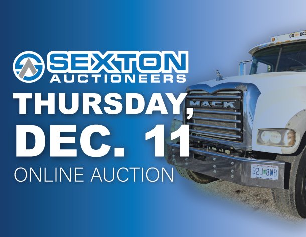 Image for Sexton Auctioneers December 2025 Online Equipment Auction