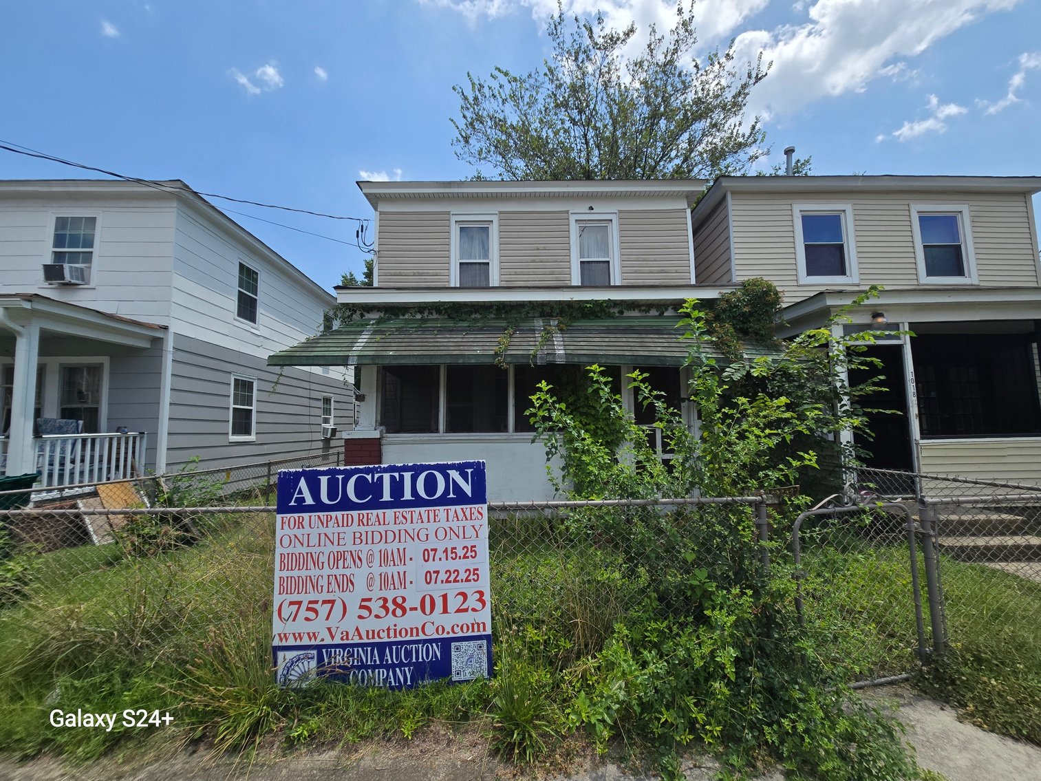 Image for July 15th, 2025 - July 22nd, 2025 -  City of Newport News TAX AUCTION