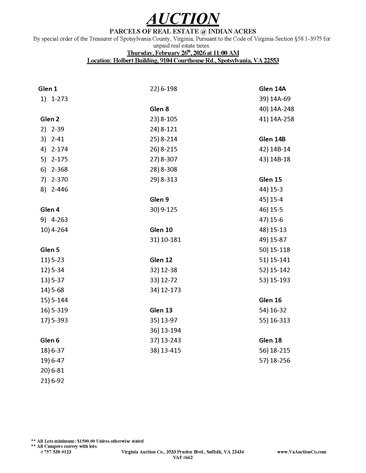 Image for Feb. 26th, 2026 - Indian Acres - LIVE AUCTION