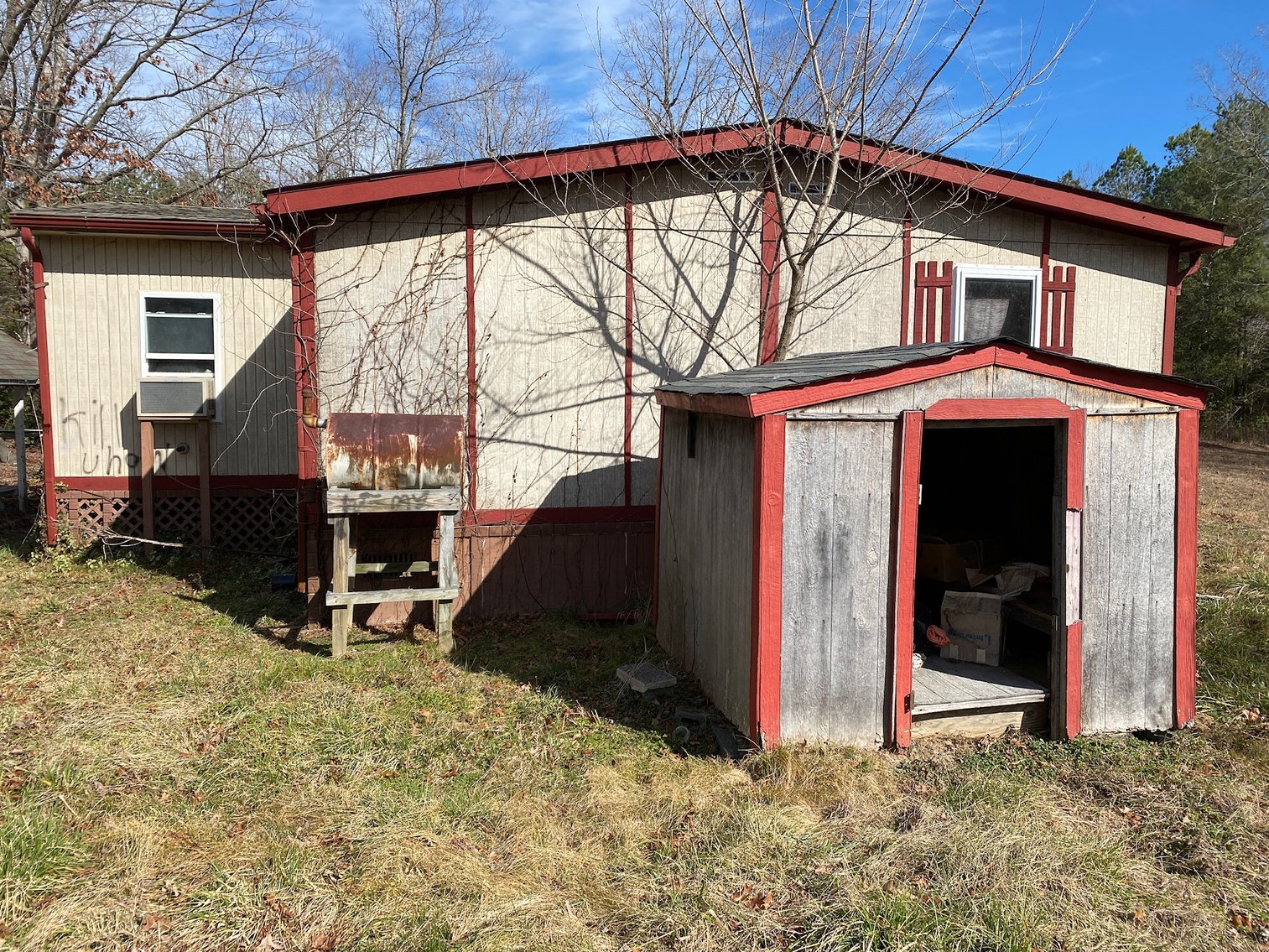 Image for Selling for the Estate of Helvon Smith , 3 Bed & 2 Baths, 7.744 Acres, plus 1.5 story loft home,  a log cabin and outbuilding in Kinsale, VA