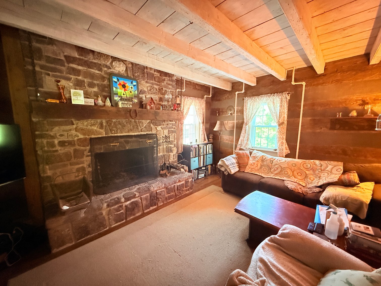 Image for Completely Renovated 1830 Log Cabin with Hot Spring & Thriving Airbnb Business - 12509 Sam Snead Hwy