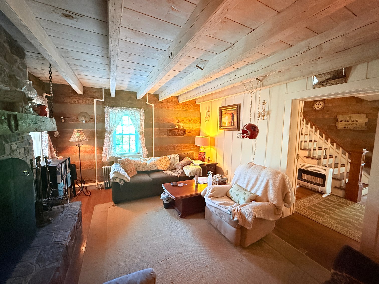 Image for Completely Renovated 1830 Log Cabin with Hot Spring & Thriving Airbnb Business - 12509 Sam Snead Hwy