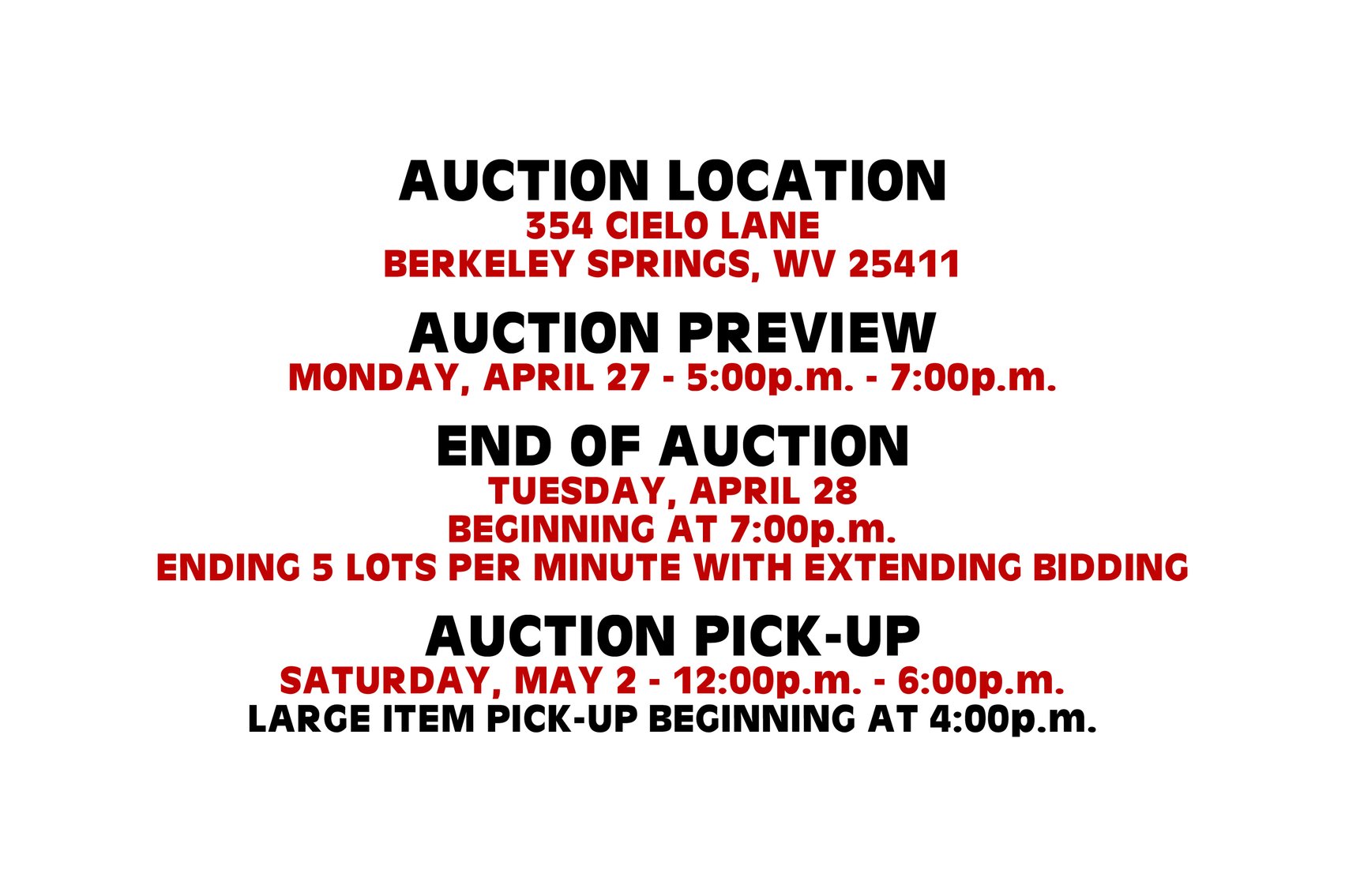 Image for Downsizing of Carl and Berta Hakes