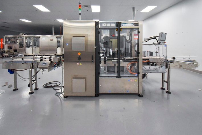 Image for ***SOLD*** MJK1859 P.E Automatic labelling machine Series SL KD776