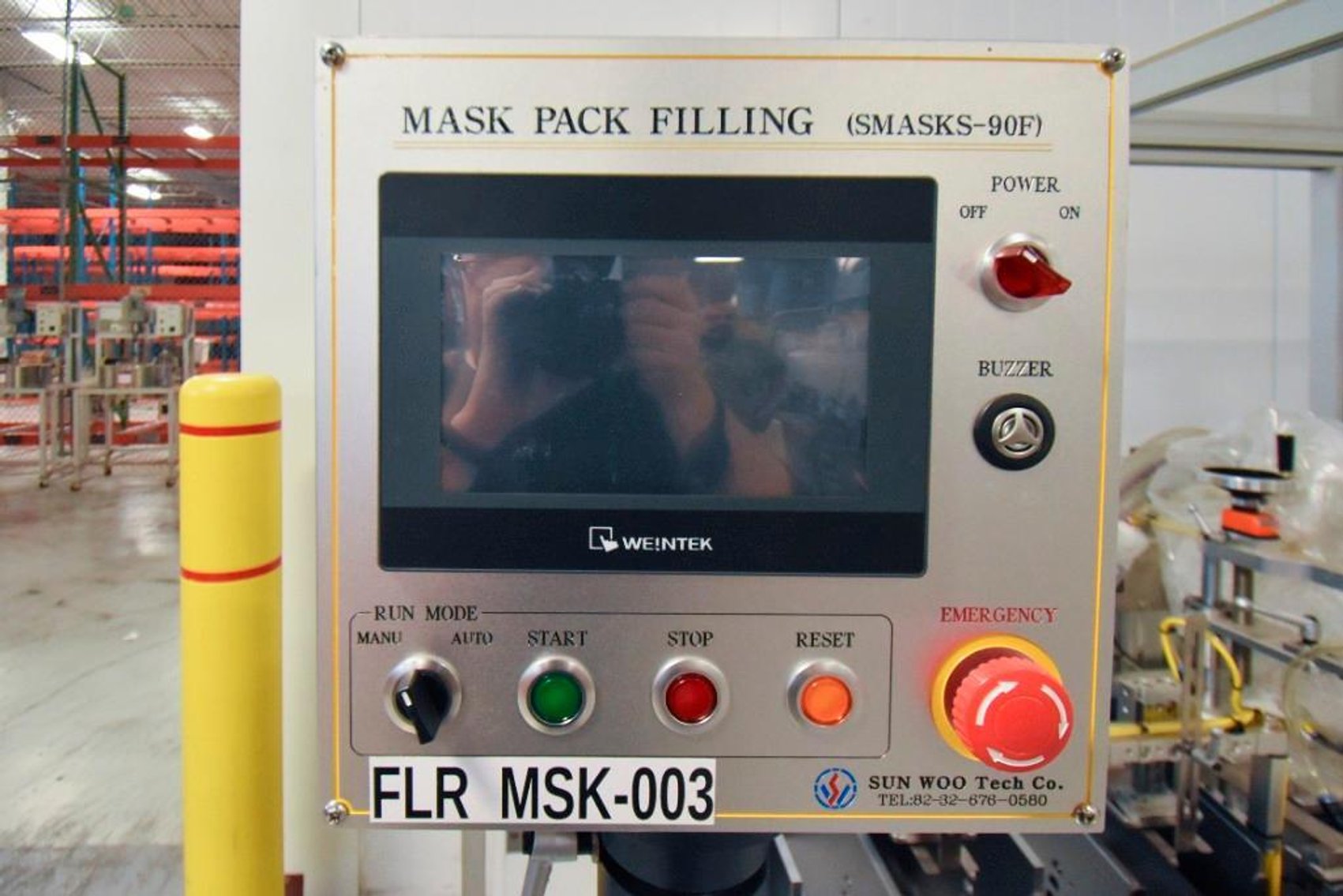 Image for MJK1855 Mask Pack Filling Machine Smasks- 90F Sunwoo Tech