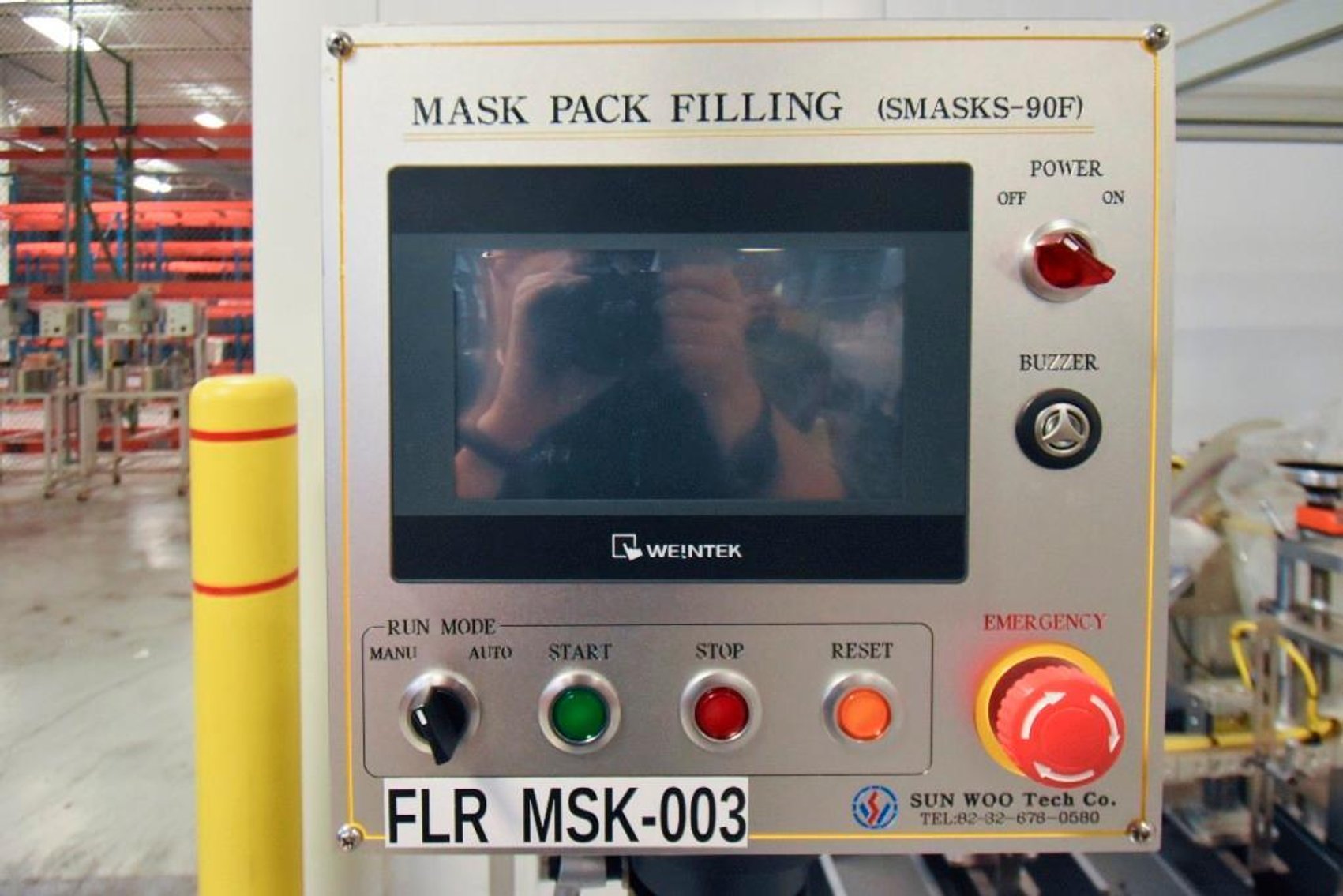 Image for MJK1855 Mask Pack Filling Machine Smasks- 90F Sunwoo Tech