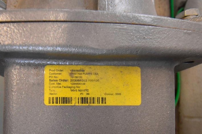 Image for MJK1852 Baldor 10 HP Fristaam Pump