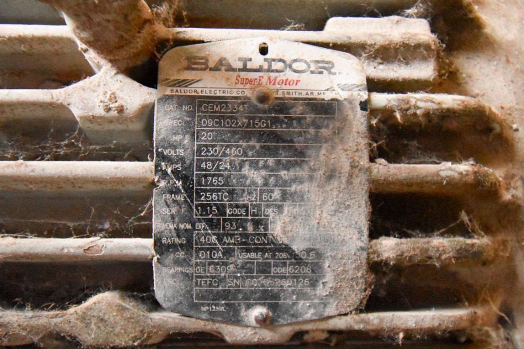 Image for MJK1849 Baldor Motor 20Hp Fristaam Pump (CEM23341)