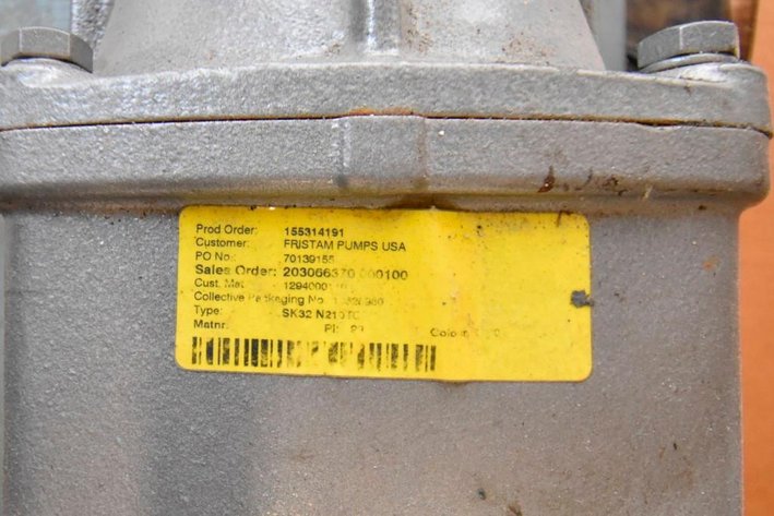 Image for MJK1851 Baldor 7.5 HP Fristaam Pump