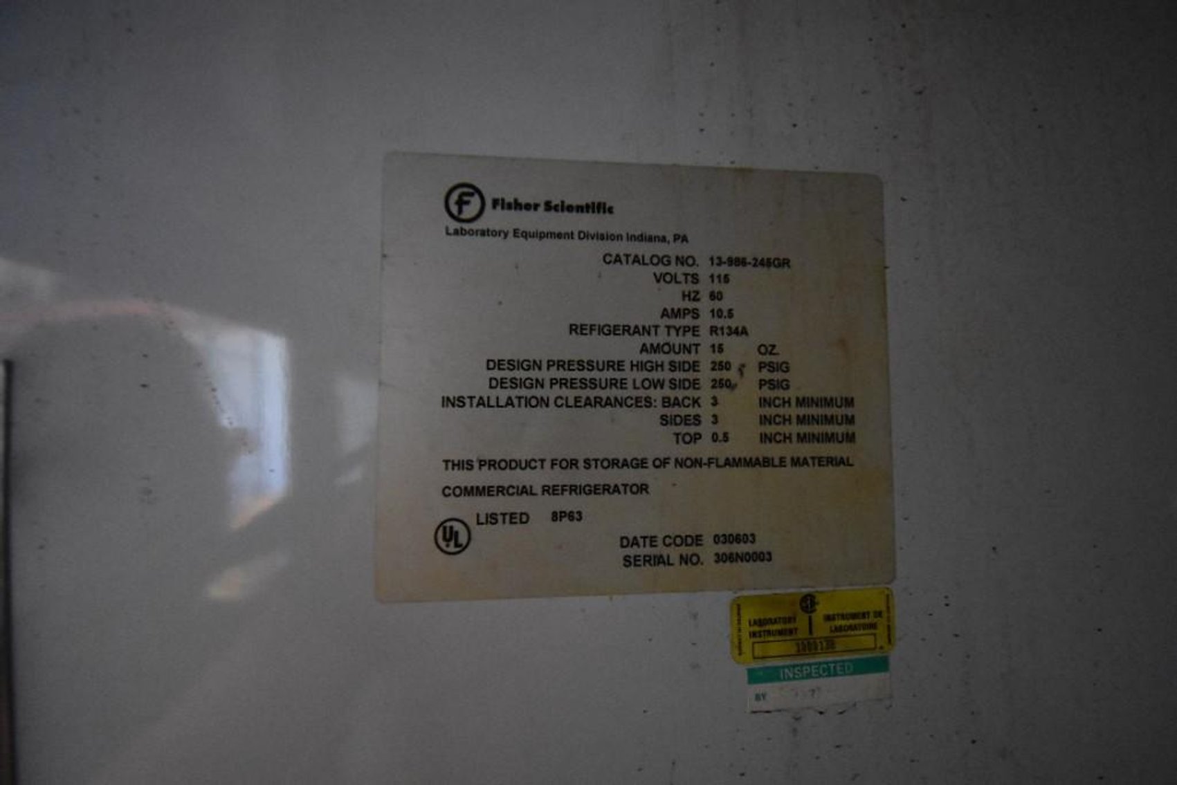 Image for MJK1833 ISOTEMP Laboratory refrigerator