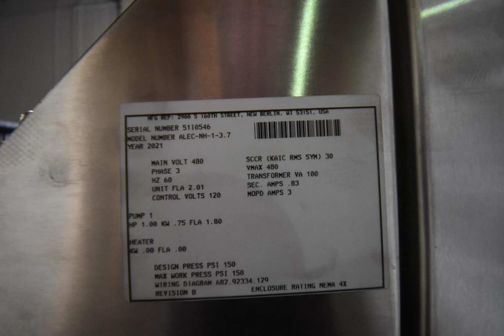 Image for MJK1819 (AEC)True Temp Process chiller