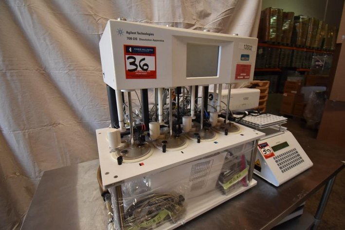 Image for ***SOLD*** MJK1805 Agilent technologies 708– DS dissolution apparatus, 8000 dissolution sampling station
