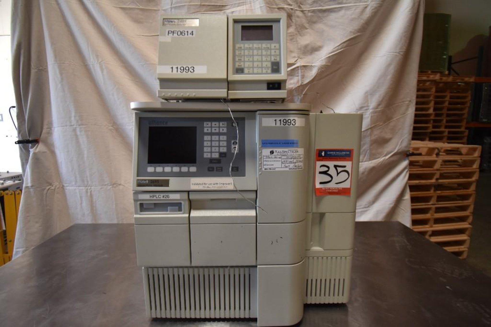 Image for ***SOLD*** MJK1804 Waters 2695 Seperations module, Waters 2489 UV/visible detector