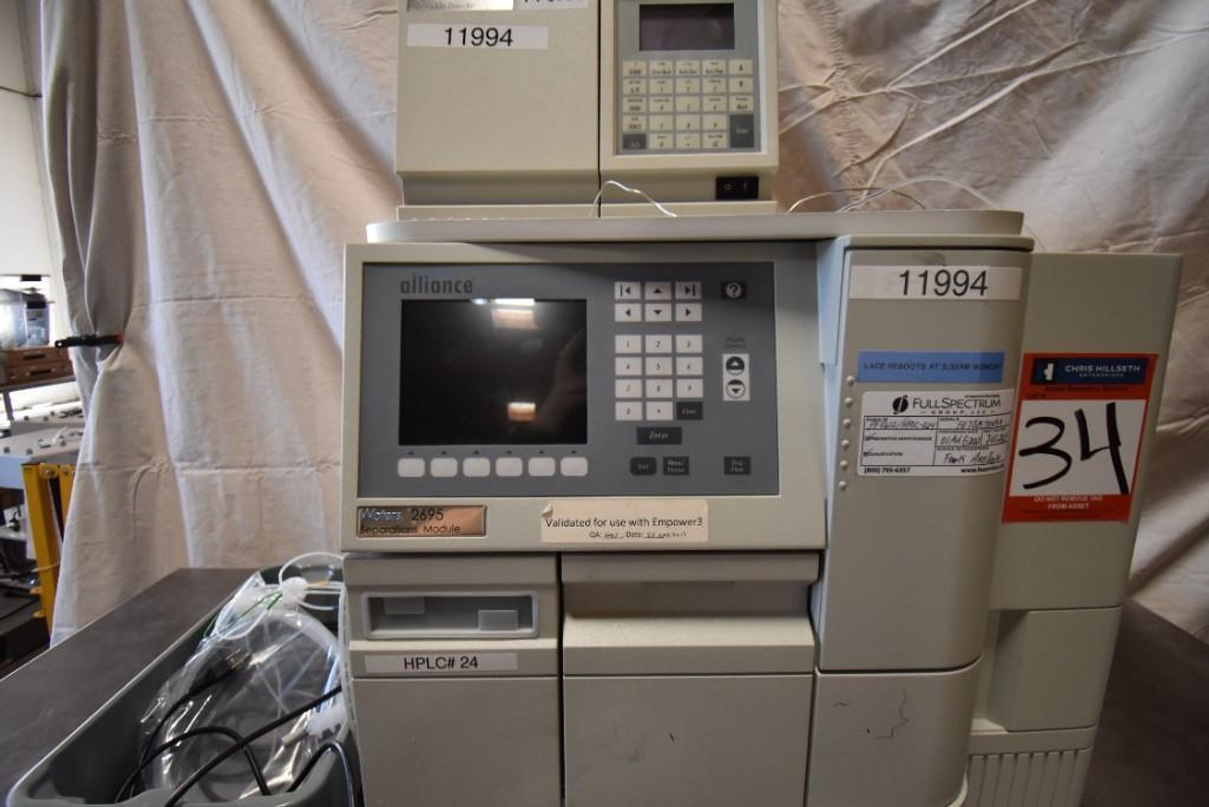 Image for ***SOLD*** MJK1803 Waters 2695 Seperations module, Waters 2489 UV/visible detector