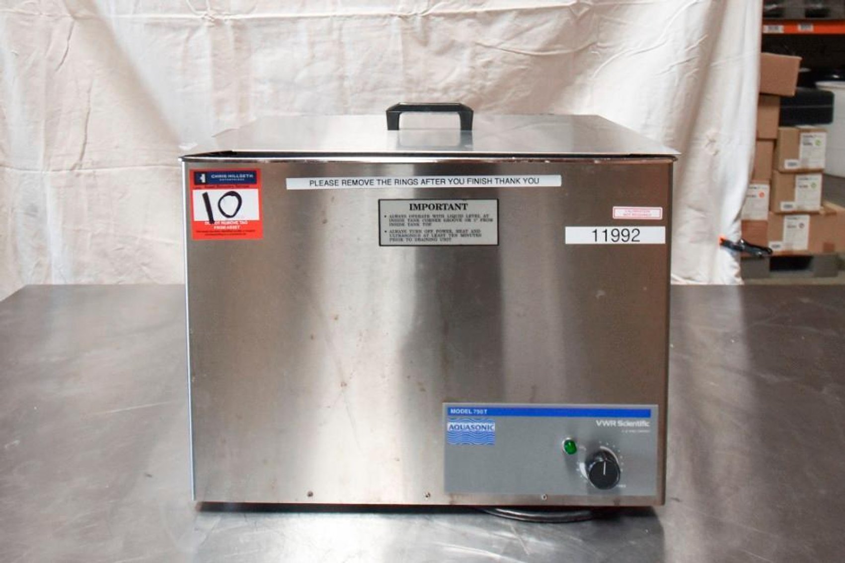 Image for MJK1779 VWR Scientific Aqua Sonic Water Bath 750T