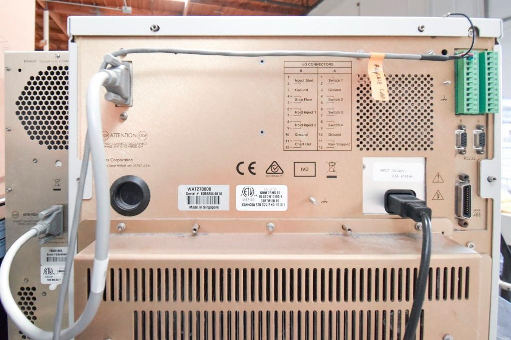 Image for ***SOLD*** MJK1778 Waters 2695 Separations Module