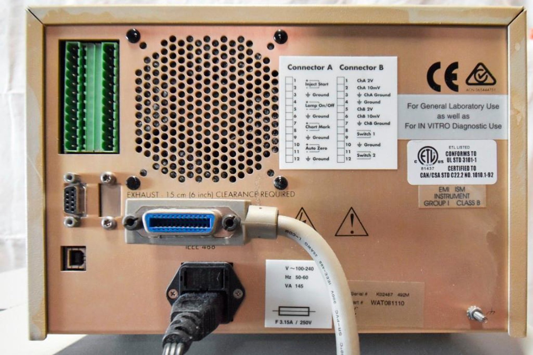 Image for ***SOLD*** MJK1770 Waters 2695 HPLC Seperations Module & Waters 2487 Dual Absorbance Detector