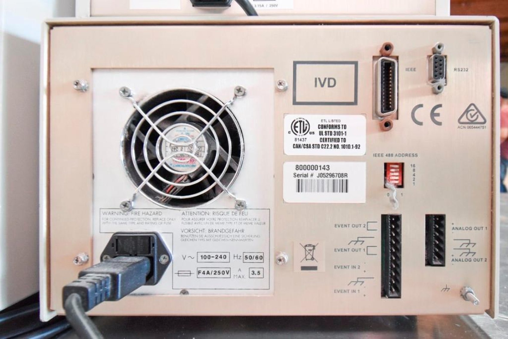 Image for ***SOLD*** MJK1777 Water HPLC System Waters 2695 Separation module