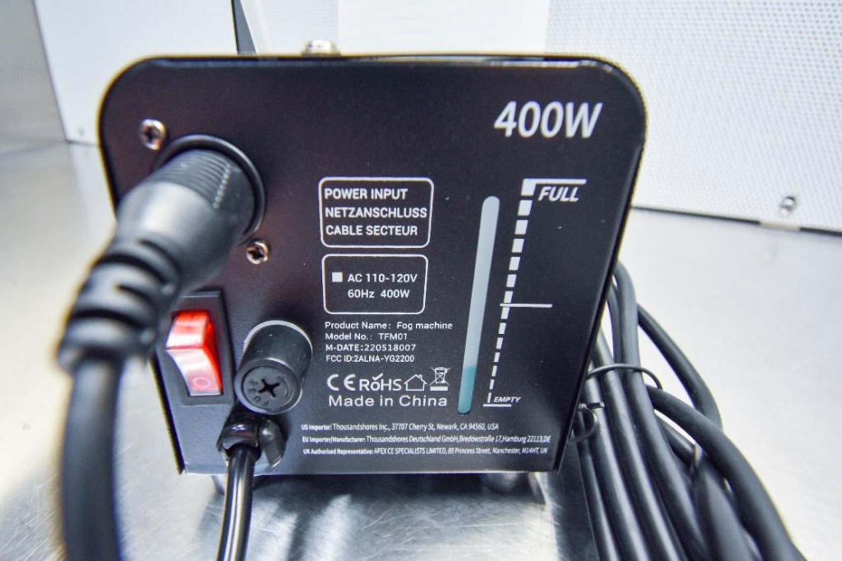 Image for ***SOLD*** MJK1763 Fog machine