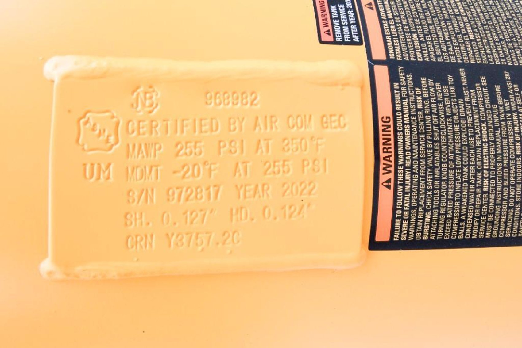 Image for ***SOLD*** MJK1767 Dewalt Air Compressor