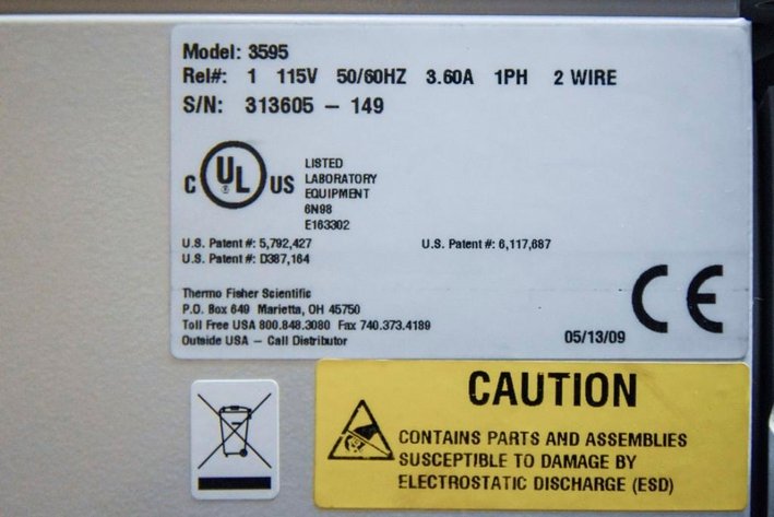 Image for MJK1760 Thermo Scientific Napco Series 8000 WJ