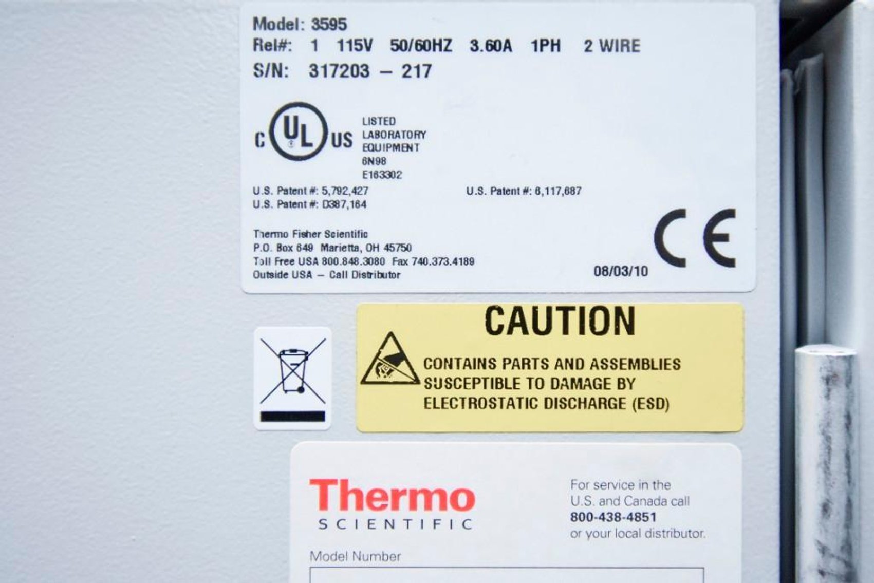 Image for MJK1746 Thermo Scientific Napco Series 8000
